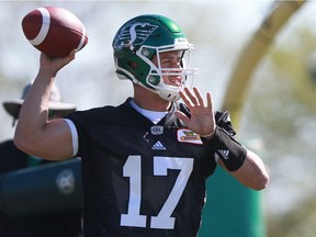 Riders quarterback Zach Collaros will start Friday's game against the Calgary Stampeders.