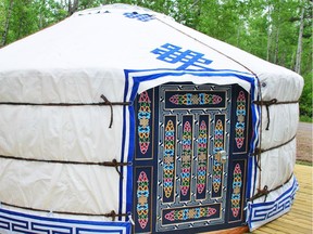 On Friday, June 8, 2018 the provincial government annouced it will be opening a yurt, a Mongolian-styled structure, at Anglin Lake in Great Blue Heron Provincial Park. Available for rent at $95 a night, the province says the new structure is a meeting between nature and comfort.