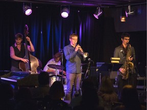 Jazz musician Emmett Fortosky (left) plays a concert with one of his many ensembles in Saskatoon. (Supplied / Photo courtesy of Emmett Fortosky) ORG XMIT: h5AHci4JH0TrKfiu-pwo