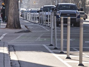 Bike lane on Fourth Avenue North, Nov. 7, 2016