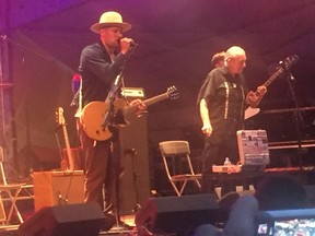 Ben Harper and Charlie Musselwhite were Friday night's main event at the SaskTel Saskatchewan Jazz Festival's main stage at the Bessborough Gardens. June 29, 2018