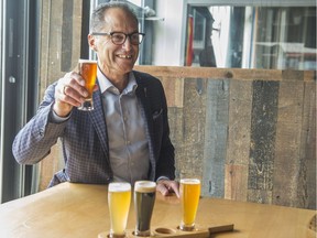 Finance Minister Joe Ceci toured Situation Brewing in Edmonton on June 11, 2018.