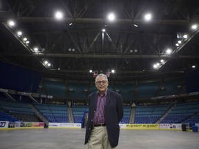 Mark Rosentraub, a U.S. expert on arenas and entertainment venues stands inside SaskTel Centre in Saskatoon, SK on Wednesday, June 6, 2018.