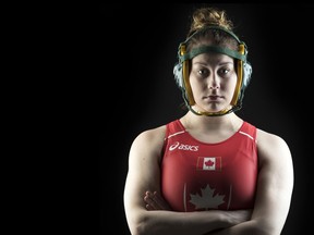 Former University of Regina wrestler Sara Tokarz.