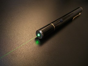 Transport Minister Marc Garneau announced new measures today that prohibit anyone from possessing a battery-operated hand-held laser over one milliwatt without a legitimate purpose, such as for work or education.
