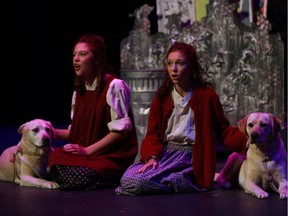 BEST PHOTO SASKATOON,SK--JUNE 27 9999-NEWS-ANNIE-(L to R) Sydney Barilla and Dale McMaster perform Annie the musical at Persephone Theatre in Saskatoon, SK on Wednesday, June 27, 2018.