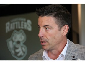 Canadian Elite Basketball League chief executive officer Mike Morreale was in Saskatoon on July 3, 2018, to introduce the CEBL's Saskatchewan Rattlers.
