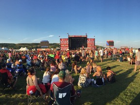 The Country Thunder Saskatchewan mainstage site at Craven.