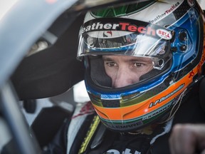 LP Dumoulin, shown here getting ready to race in Toronto, is a former NASCAR winner in Saskatoon. He'll be one of the favorites again in 2018.