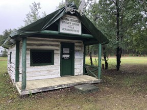A Department of Natural Resources beaver house cabin, currently located in Nipawin Regional Park, is in the process of being restored. Once the repairs are complete, the cabin will host artifacts that showcase the local trapping history of the area.