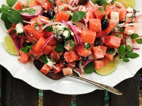 Watermelon salad helps you savour summer. Renee Kohlman photo.