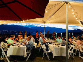 Elements Indigenous dinner, hosted at Nk’Mip Cellars winery.