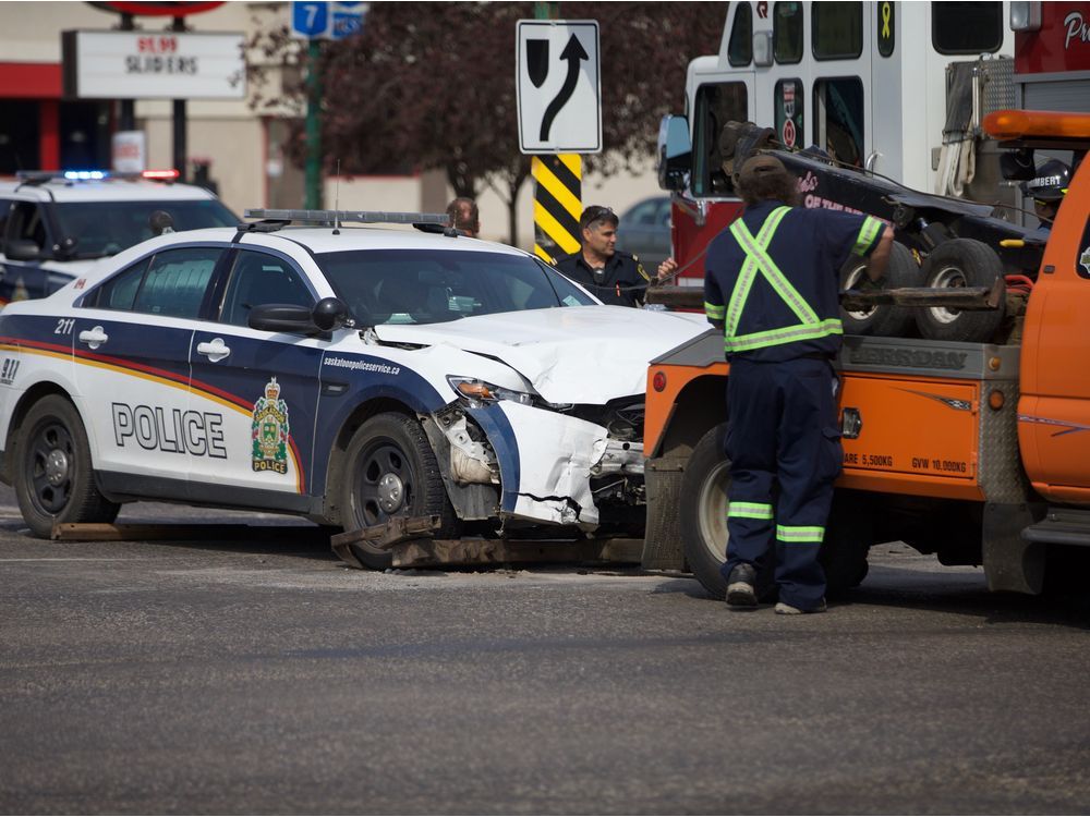 police car dash