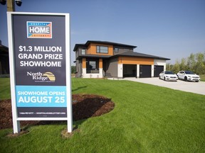 The new, $1.3 million Saskatoon Hospital Home Lottery grand prize showhome in Greenbryre in the southeast corner of Saskatoon. Photo taken August 21, 2018.