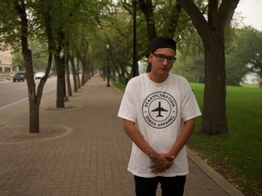 Dakota Bear, 25, an Indigenous hip-hop artist who also goes by the stage name Dakk'One, was born and raised in Saskatoon before moving to B.C.