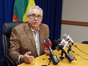 Minister responsible for SGI Joe Hargrave discusses changes to impaired driving laws in Saskatchewan on August 30, 2018.