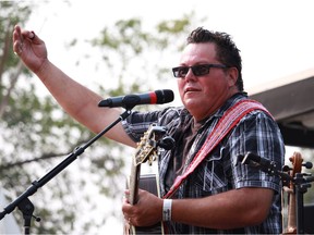 Donny Parenteau performs on the Ruth Street Patio and Stage, a new addition to the Saskatoon Ex, in Saskatoon, Sask. on Thursday, August 9, 2018. The stage features Indigenous entertainment daily at 4 p.m.