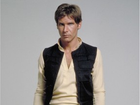 A wardrobe test photo for the Star Wars character Han Solo. The original costume is part of the exhibition Star Wars and the Power of Costume, to be featured at the Detroit Institute of Arts from May 20 to Sept. 30, 2018. Image courtesy of the Detroit Institute of Arts. (Handout / Windsor Star)