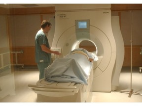 MRIs like the one pictured in Regina General Hospital are use radio waves to generate images of organs. (Regina Leader-Post/Bryan Schlosser)