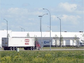 The Global Transportation Hub, west of Regina.