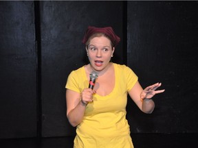 Trish Parry with her show The Waffle House Daze at the 2018 Nutrien Fringe Theatre Festival.