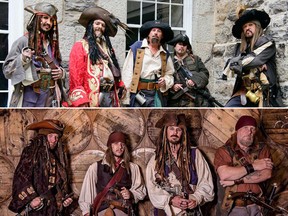 Top: The Pirates of Halifax. Bottom: the Maritime Pirate Alliance.