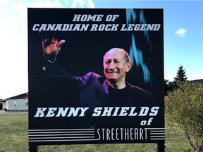 On Saturday, Sept. 1, 2018, the town of Nokomis unveiled corridor signs dedicated to Canadian musician and rock 'n' roller Kenny Shields of Streetheart fame.