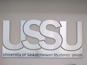SASKATOON,SK--SEPTEMBER 04 0903-NEWS-USSU- The University of Saskatchewan Students Union sign is posted at Place Riel inside the U of S in Saskatoon, Sk on Tuesday, September 4, 2018. (Saskatoon StarPhoenix/Kayle Neis) *hold for Morgans story