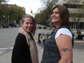 Kendra Harder (left) and Michelle Telford (right) from Saskatoon were recipients of a new award to encourage female opera creators in Canada, and the only pair selected from Western Canada. Photo taken Sept. 13, 2018.