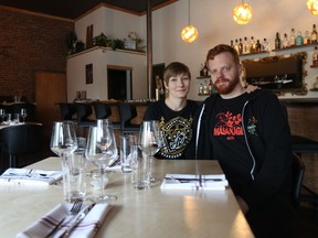 Beth Rogers and Thayne Robstad, co-owners of restaurant Hearth in Saskatoon, are taking part in this year's Prairie Grid Dinner Series coming to Saskatoon on Oct. 2, 2018. Photos taken Sept. 21, 2018.