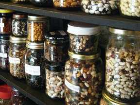 A serious bean counter and saver. (photo courtesy Urban Food Warrior)