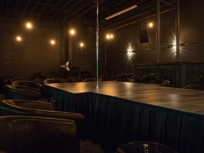 The dance floor and sitting area at the Regina 151 club.