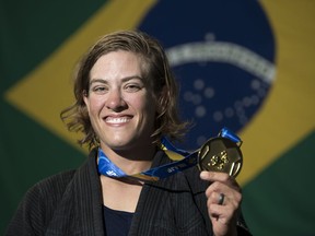 Inga Hammer, former U of R Cougars wrestler who recently made the switch to Brazilian Jiu Jitsu.