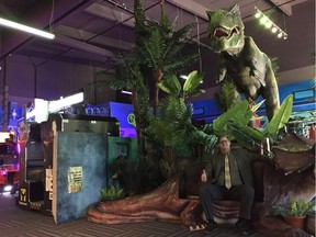 Troy Burke, owner of Prairie Jurassic Family Fun Centre, is pictured inside his arcade, which offers games like laser tag, blacklight dodgeball, a laser maze and a variety of arcade games, in Saskatoon on September 5, 2018. (Erin Petrow/ Saskatoon StarPhoenix)