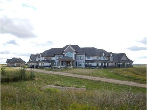 A home set to be auctioned off on Oct. 11, while unfinished, is an absolutely giant structure spanning almost 12,000 square feet in the Kinistino area. Up for auction through Ritchie Bros Auction, the house, which also has an almost 3,000 square foot pool enclosure includes a 2,700 square foot attached garage.