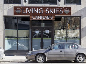 Living Skies Cannabis on Third Ave. is expected to open shortly after legalization.