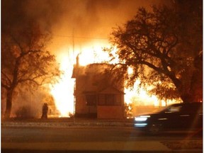 The Saskatoon Fire Department estimates damages at $100,000 after a fire broke out at a boarded up home in the 500 block of Eighth Street East on Friday morning, Oct. 12, 2018. Fire crews were able to get the fire under control and reported that there were no injuries as a result of the blaze. The cause of the fire remains under investigation.