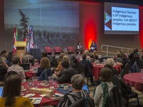 The Indigenous Tourism Conference at TCU Place in Saskatoon, SK on Wednesday, October 31, 2018.