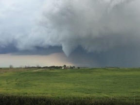 A tornado near Bethune in 2016.