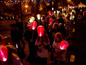 The Light the Night walk starts in Kiwanis Park North, Oct. 13.