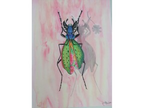 Florence BUG 1 by Shelley Hudson is on display at the Saskatoon City Hospital Gallery on the Bridges.