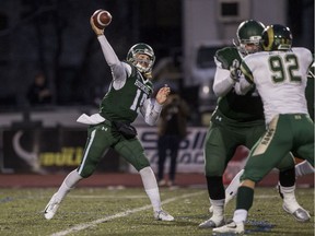 Huskies' quarterback Kyle Siemens will play in his first Canada West final Saturday against Calgary.