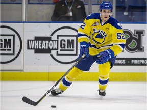 Saskatoon Blades have sent veteran blueliner Jackson Caller to the Kamloops Blazers for D-man Nolan Kneen.