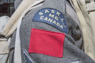 SASKATOON,SK--OCTOBER 24-1025-Remembrance Day nuggets-  Second World War jackets are displayed at the Saskatoon Museum of Military Artifacts in Saskatoon,Sk on Wednesday, October 24, 2018.