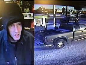 Saskatoon Police Service have released images of a man and a truck they believed were involved in an incident on Nov. 6, 2018 where an officer was dragged by a fleeing truck. The incident took place at roughly 3:30 p.m. in the 1600 block of Idylwyld Drive North.