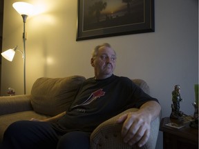 Terry Wulff who went to RUH to be treated for a UTI on Nov. 5 said RUH staff left him in his bed, and he ended up spending three hours in a bed soaked in urine before his wife checked him out. Wulff takes a portrait in his home in Saskatoon,Sk on Monday, November 26, 2018.