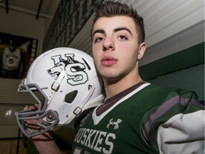 Holy Cross linebacker Ramsey Derbas has committed to play for the U of S Huskies this coming season.