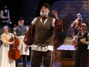 Stephen Aberle plays Tevye in Persephone Theatre's production of Fiddler on the Roof, which has been extended three times due to popular demand. The show now runs from Nov. 28 to Dec. 23.