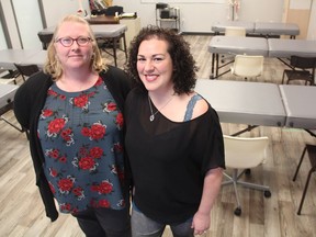 Lee Anne Braun, left, and Rebecca Bekolay, co-owners of Axiom Career College, say they're ready to train Saskatoon's future medical support professionals on Nov. 20, 2018. The two recently opened up Axiom Career College, which is located in Saskatoon's Airport Business Area.