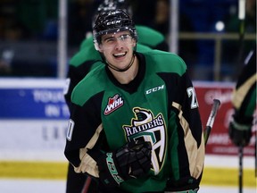 Prince Albert Raiders forward Brett Leason is the top scorer in the WHL.